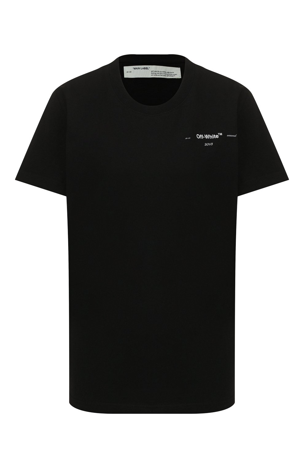 Хлопковая футболка OFF-WHITE, арт. 0WAA049R20B070391001, фото 1