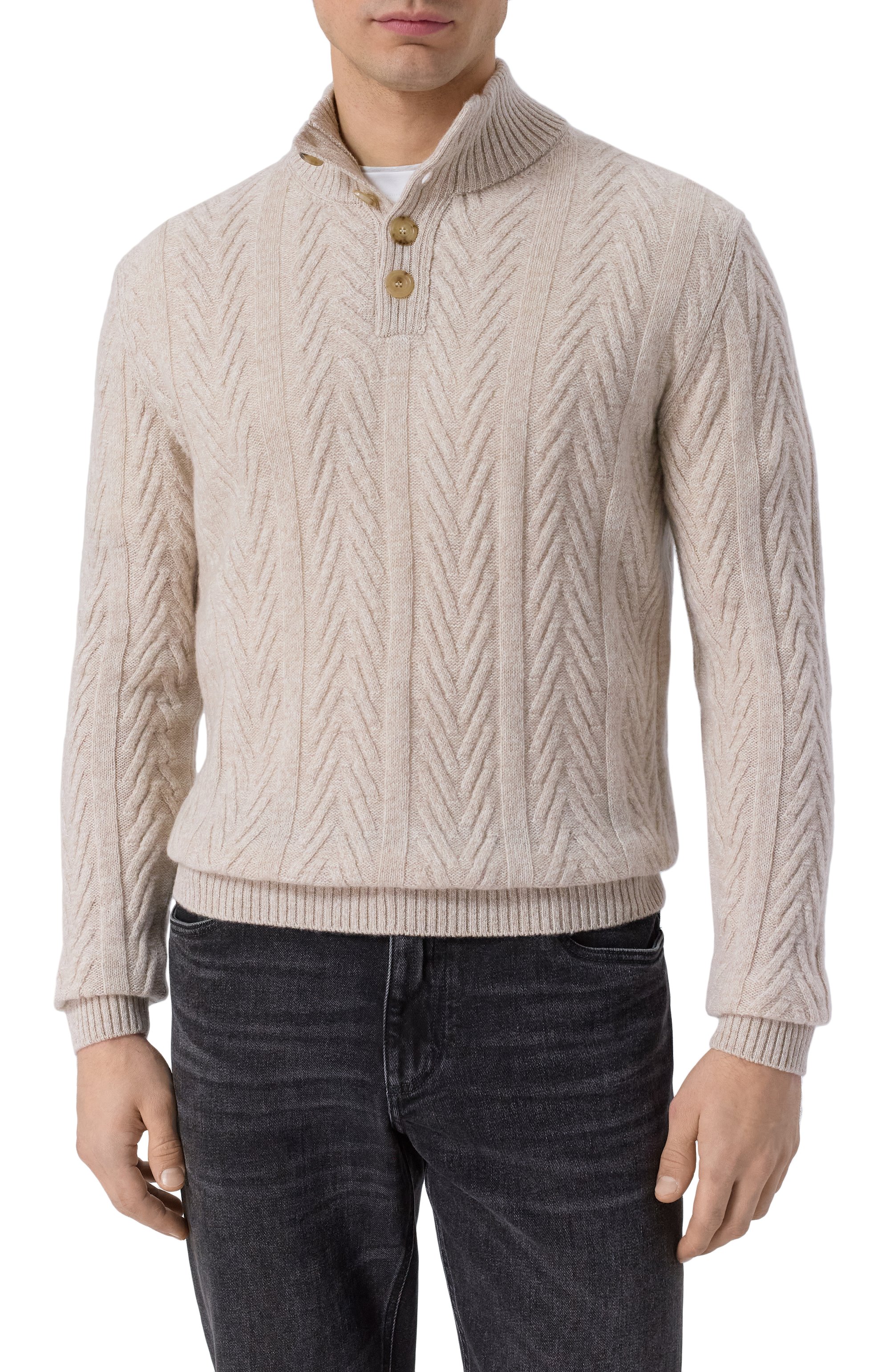 Свитер из шерсти и кашемира ANDREA CAMPAGNA, арт. WU26N0460-07/FN026M, фото 3