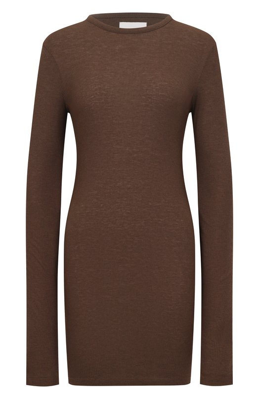 Платье из лиоцелла и шерсти Halfboy HF251WD007 Коричневый HF251WD007