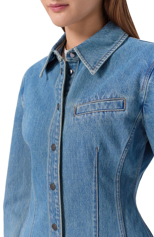 Джинсовая рубашка 12 STOREEZ 135479 Синий  135479 Фото 5