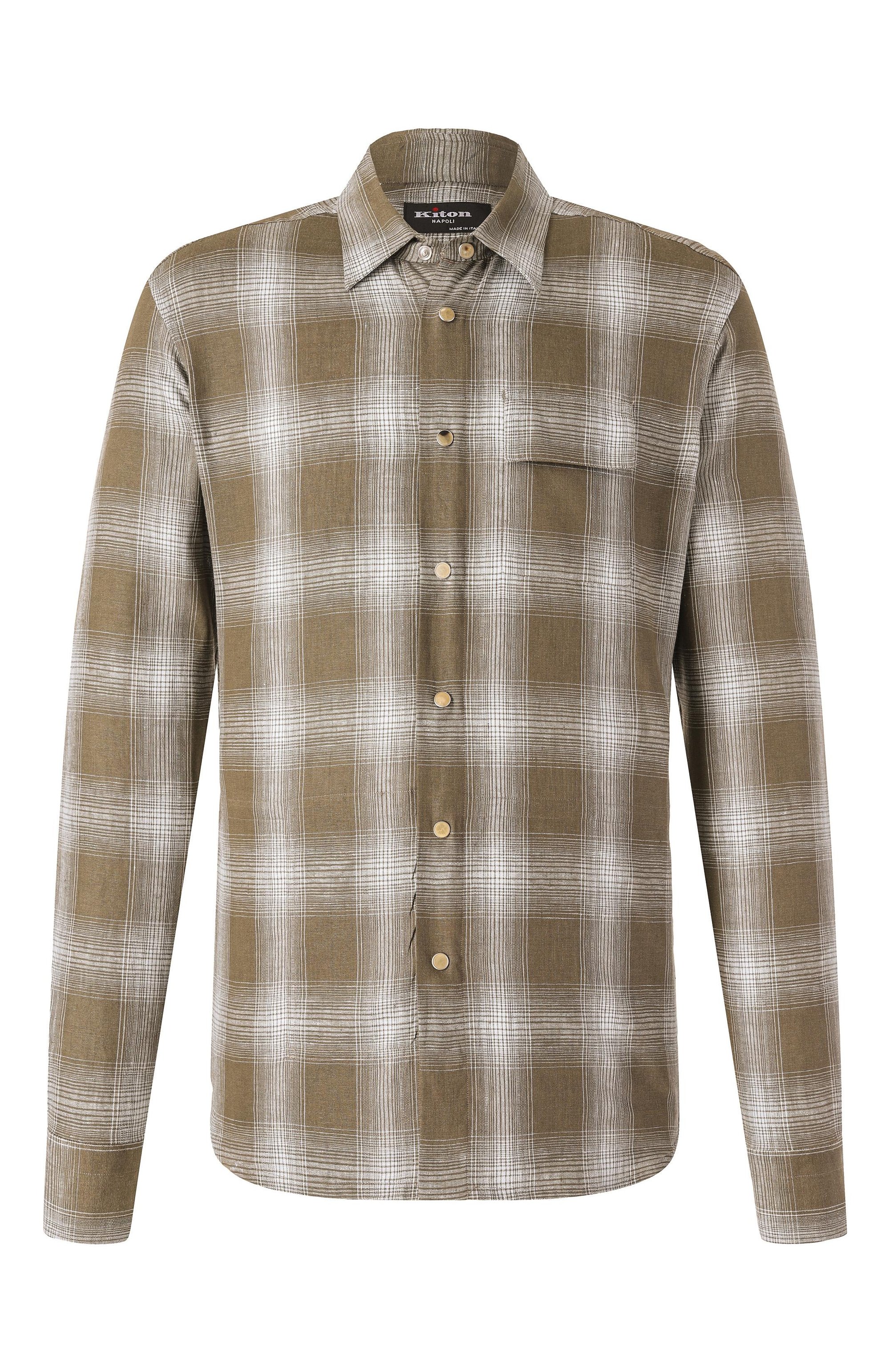 Льняная рубашка KITON, арт. UMCBUBAH0926406_5XL-8XL, фото 1