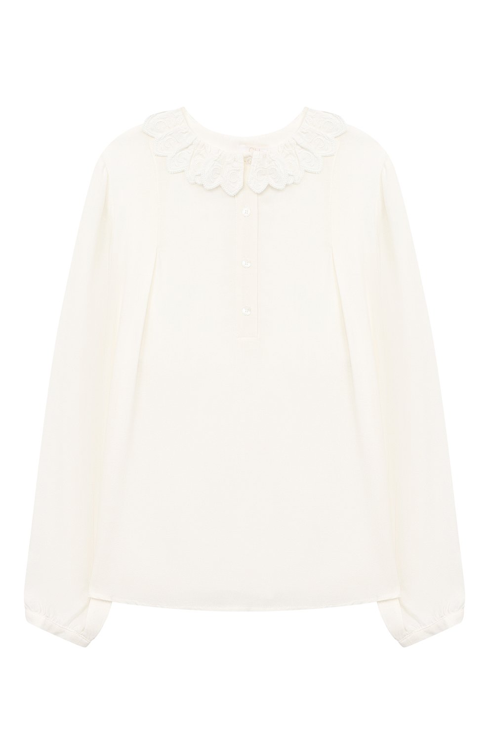 Блузка CHLOÉ белого цвета по цене 24350 руб., арт. C15B41, фото 1 Блузка CHLOÉ, арт. C15B41, фото 1