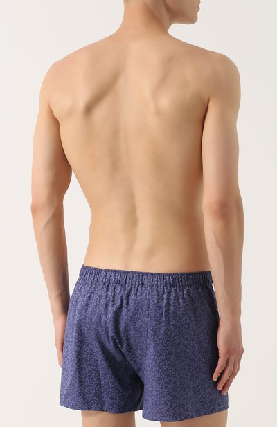 Хлопковые боксеры свободного кроя ROBERTO RICETTI синего цвета по цене 7855 руб., арт. DB1/0RU1934, фото 3 Хлопковые боксеры свободного кроя ROBERTO RICETTI, арт. DB1/0RU1934, фото 3