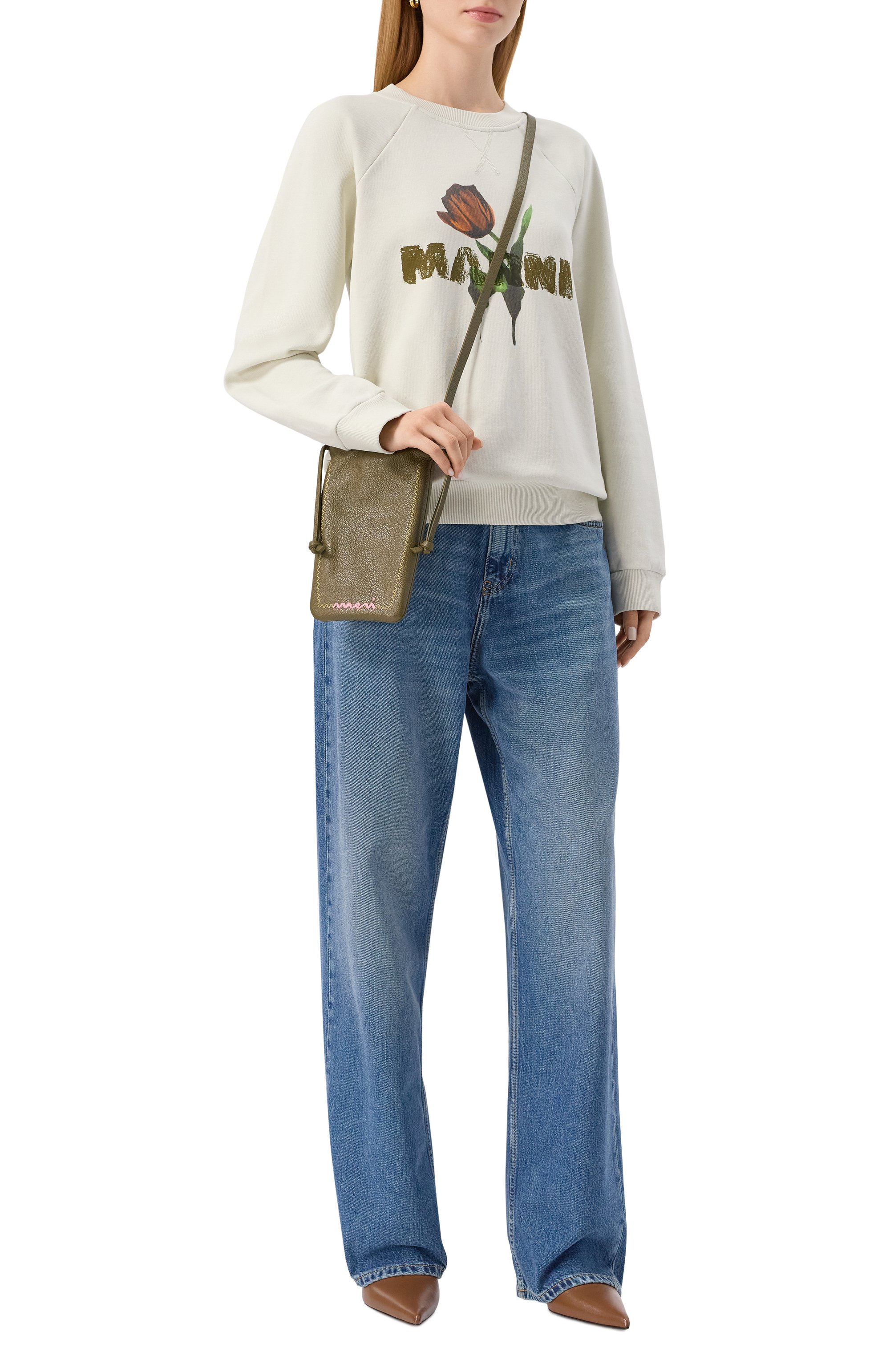 Кожаный чехол для телефона MARNI, арт. TEM00035U0/P6533, фото 7