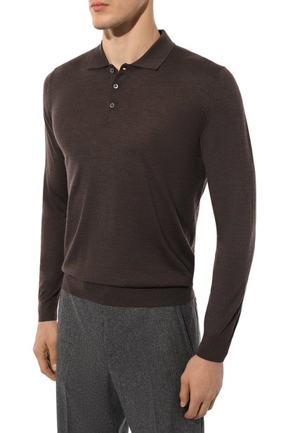 Шерстяное поло CORNELIANI, арт. 94M529-9425126, фото 3
