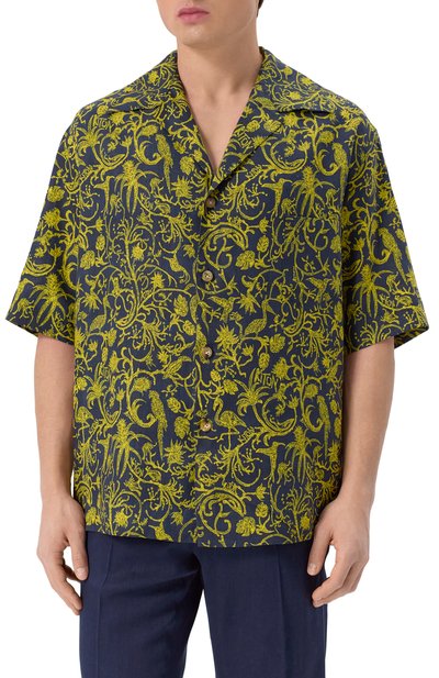 Льняная рубашка KITON, арт. UMC028H0930401, фото 3