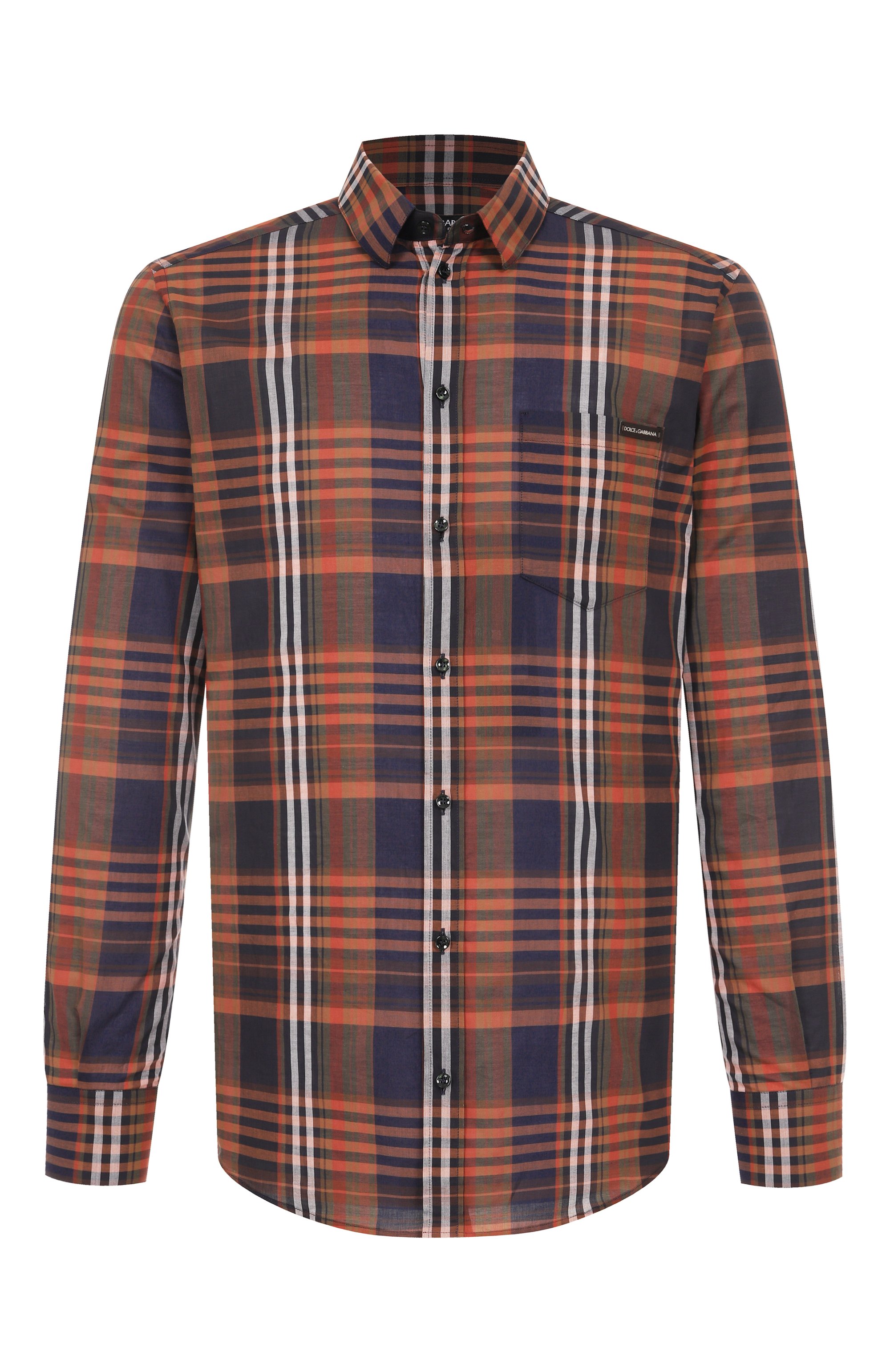 Хлопковая рубашка DOLCE & GABBANA, арт. G5JZ9T/FQ5M2, фото 1