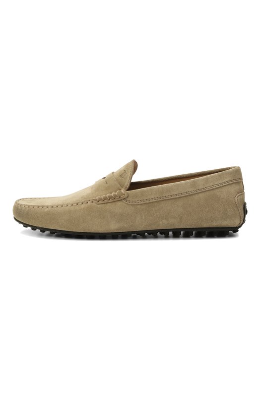Замшевые мокасины City Gommino Tod’s XXM42C00640RE0 Бежевый  XXM42C00640RE0 Фото 4