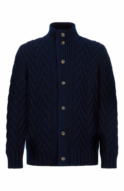Мужской шерстяной кардиган KITON, арт. UMM070803