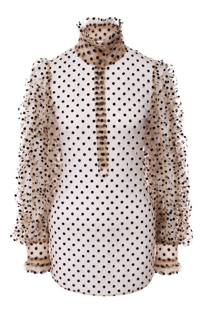 Блузка в горох DRIES VAN NOTEN, арт. 201-10718-9150, фото 1