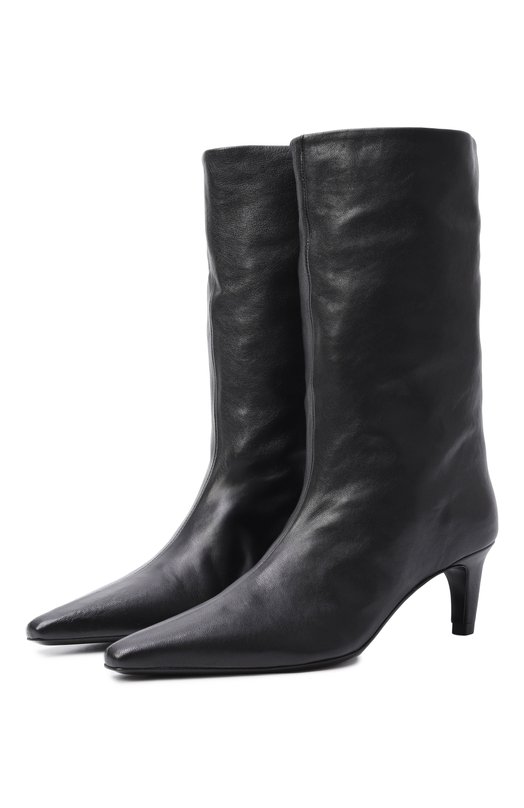 Кожаные сапоги Cave Mid Jude CAVE MID CALF B00T/LEATHER Чёрный CAVE MID CALF B00T/LEATHER