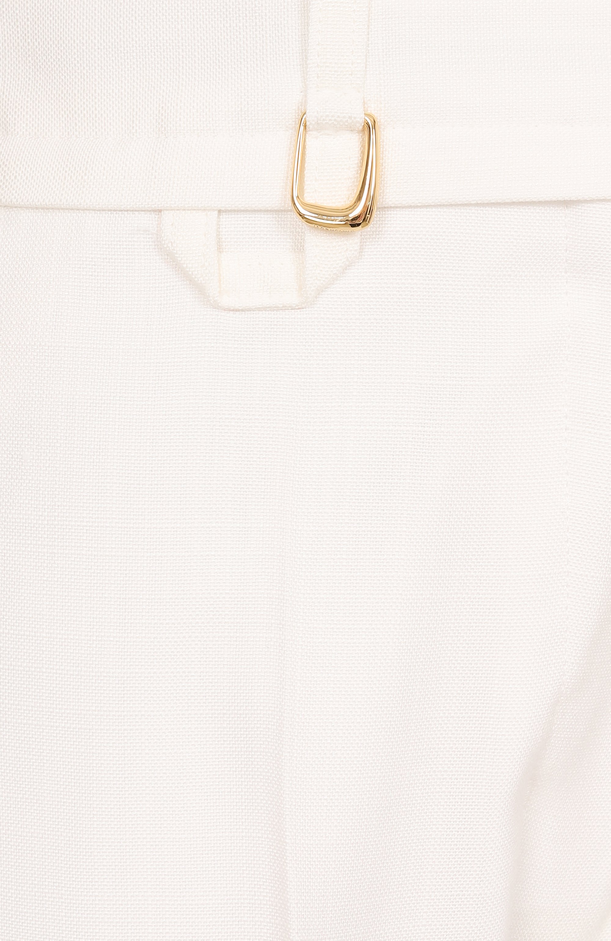 Брюки из вискозы JACQUEMUS белого цвета по цене 83400 руб., арт. 24H243PA038, фото 6 Брюки из вискозы JACQUEMUS, арт. 24H243PA038, фото 6