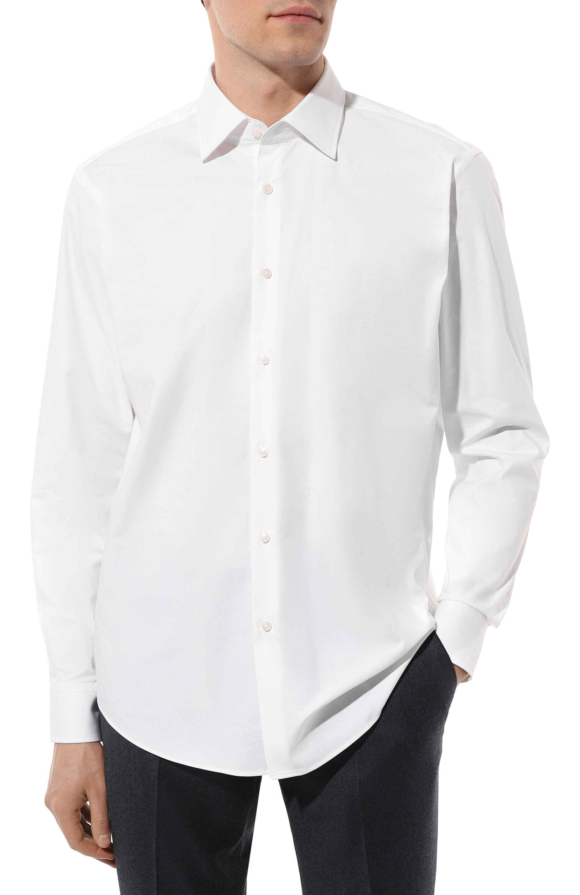 Хлопковая сорочка BOSS, арт. 50527242, фото 3