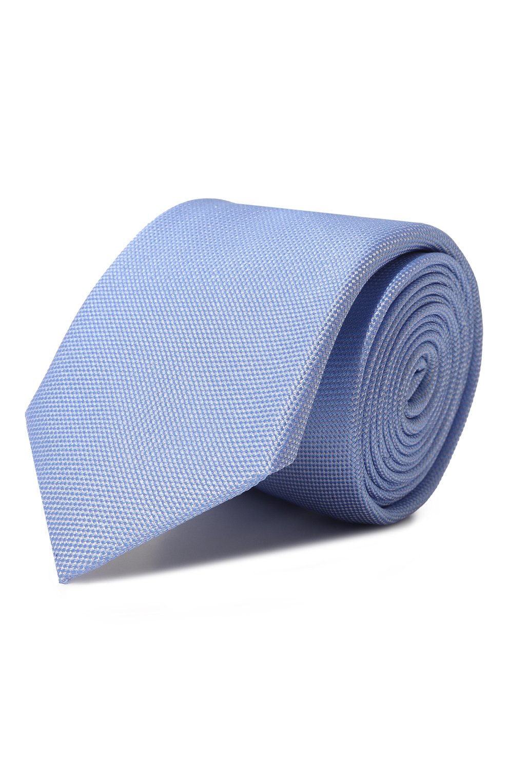 Шелковый галстук ALTEA голубого цвета по цене 10600 руб., арт. 2311231, фото 1 Шелковый галстук ALTEA, арт. 2311231, фото 1