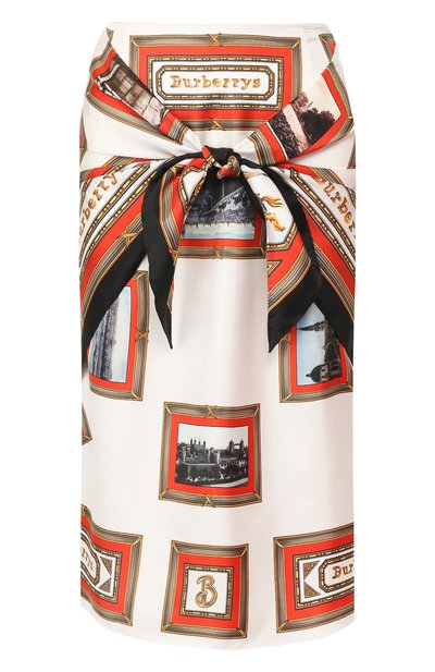 Шелковая юбка BURBERRY, арт. 8014208, фото 1