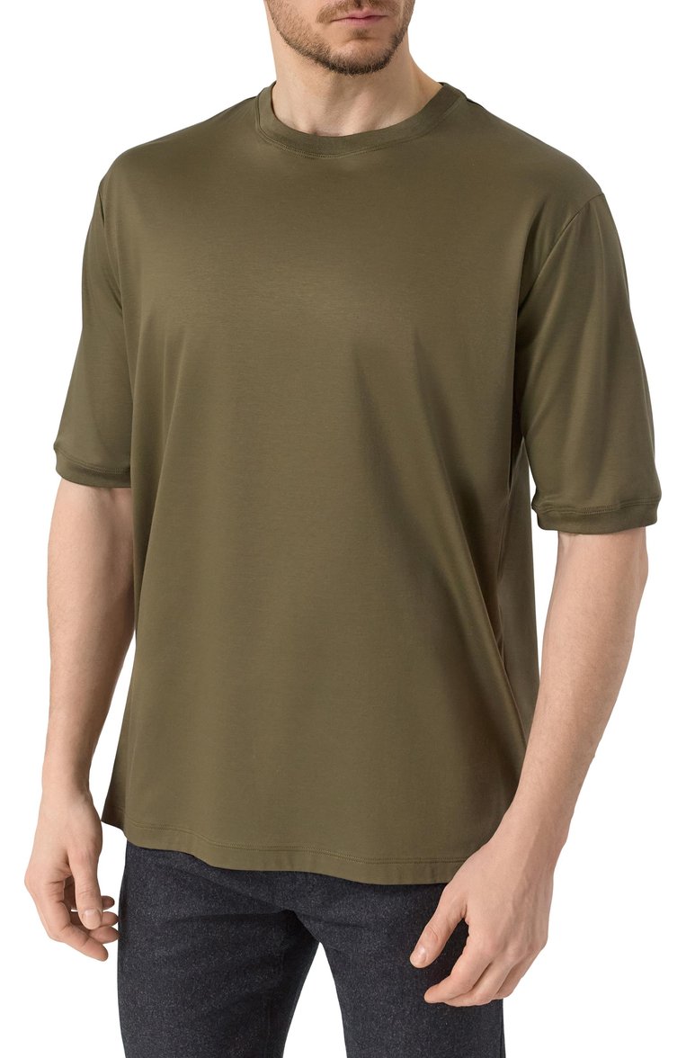Хлопковая футболка KITON, арт. UMC029H0920008_5XL-8XL, фото 1