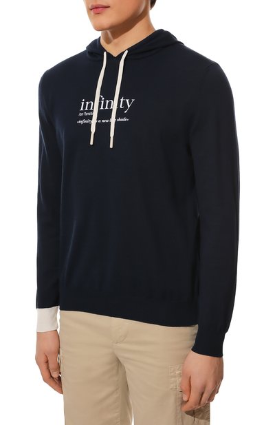 Хлопковое худи ELEVENTY PLATINUM, арт. E76MAGE67 MAG0E042, фото 3