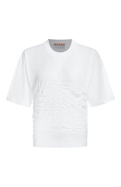 Женская хлопковая футболка MARNI, арт. THJET49M01/UTC446