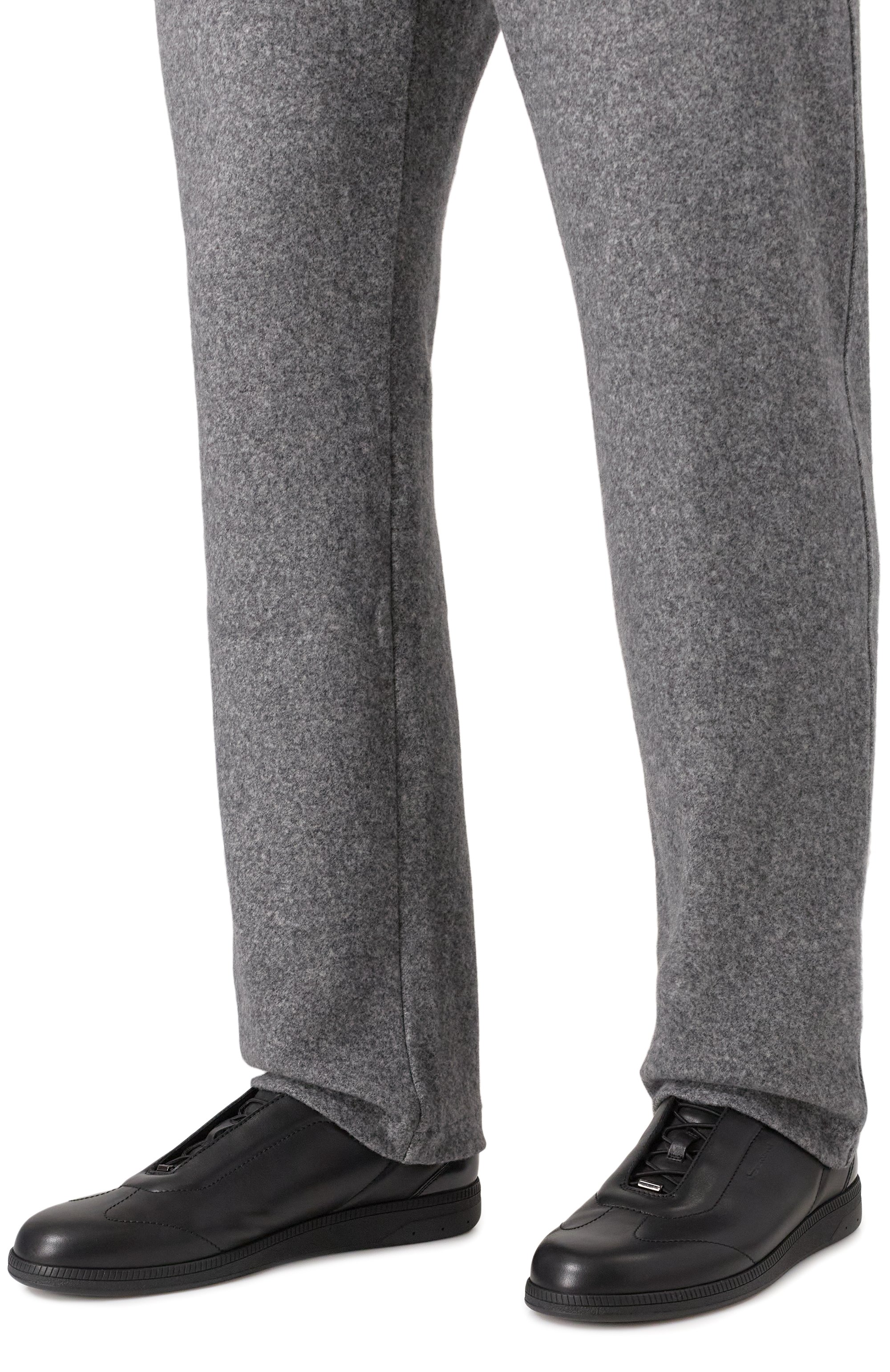 Кожаные кеды dbs-olympic SANTONI, арт. MBPG22109NERK0IL, фото 3