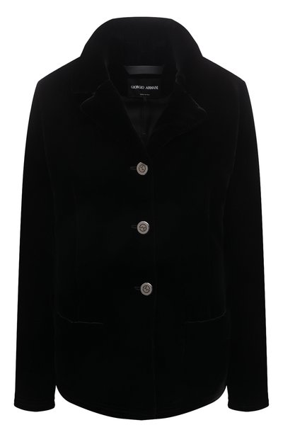 Женский бархатный жакет GIORGIO ARMANI, арт. 1WHGG0PL/T01FD