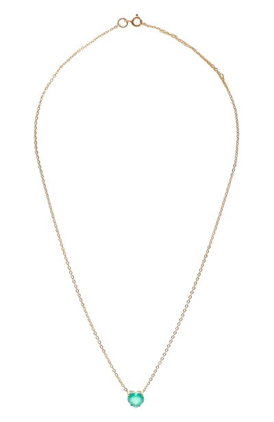 Женская кулон c агатом cartoon hearts MOONKA, арт. HRT-925YG-NK-AGT-GR