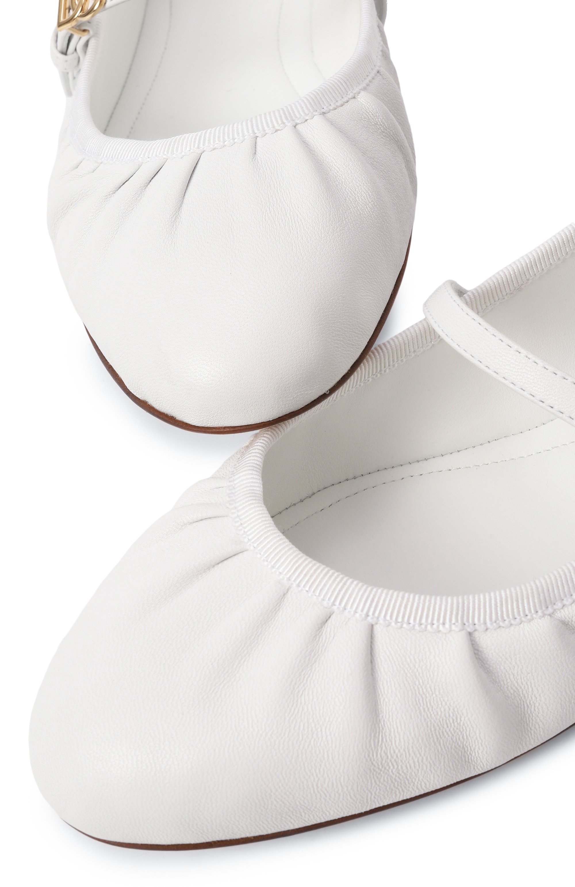 Кожаные балетки odette DOLCE & GABBANA, арт. CB0222/AV938, фото 7