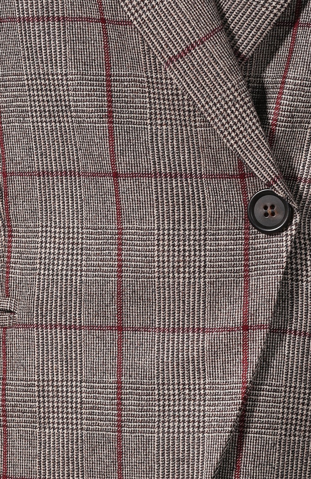 Шерстяной костюм в клетку BRUNELLO CUCINELLI, арт. MA594T8437, фото 6