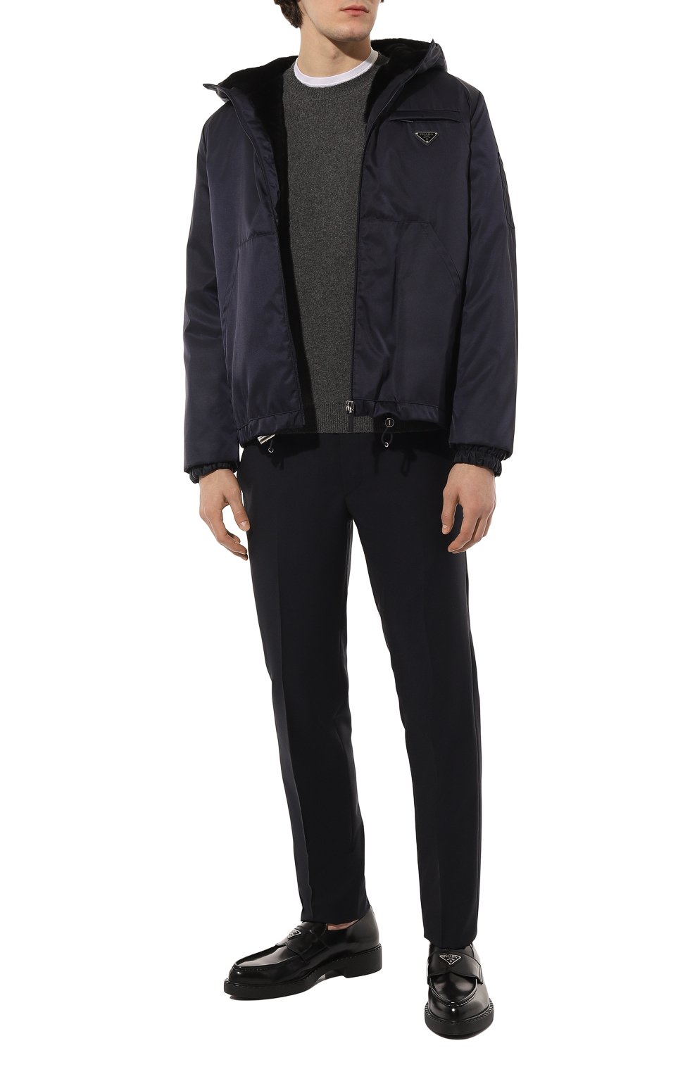 Кашемировый джемпер PRADA, арт. UMB153-1XU4-F0480-202, фото 2