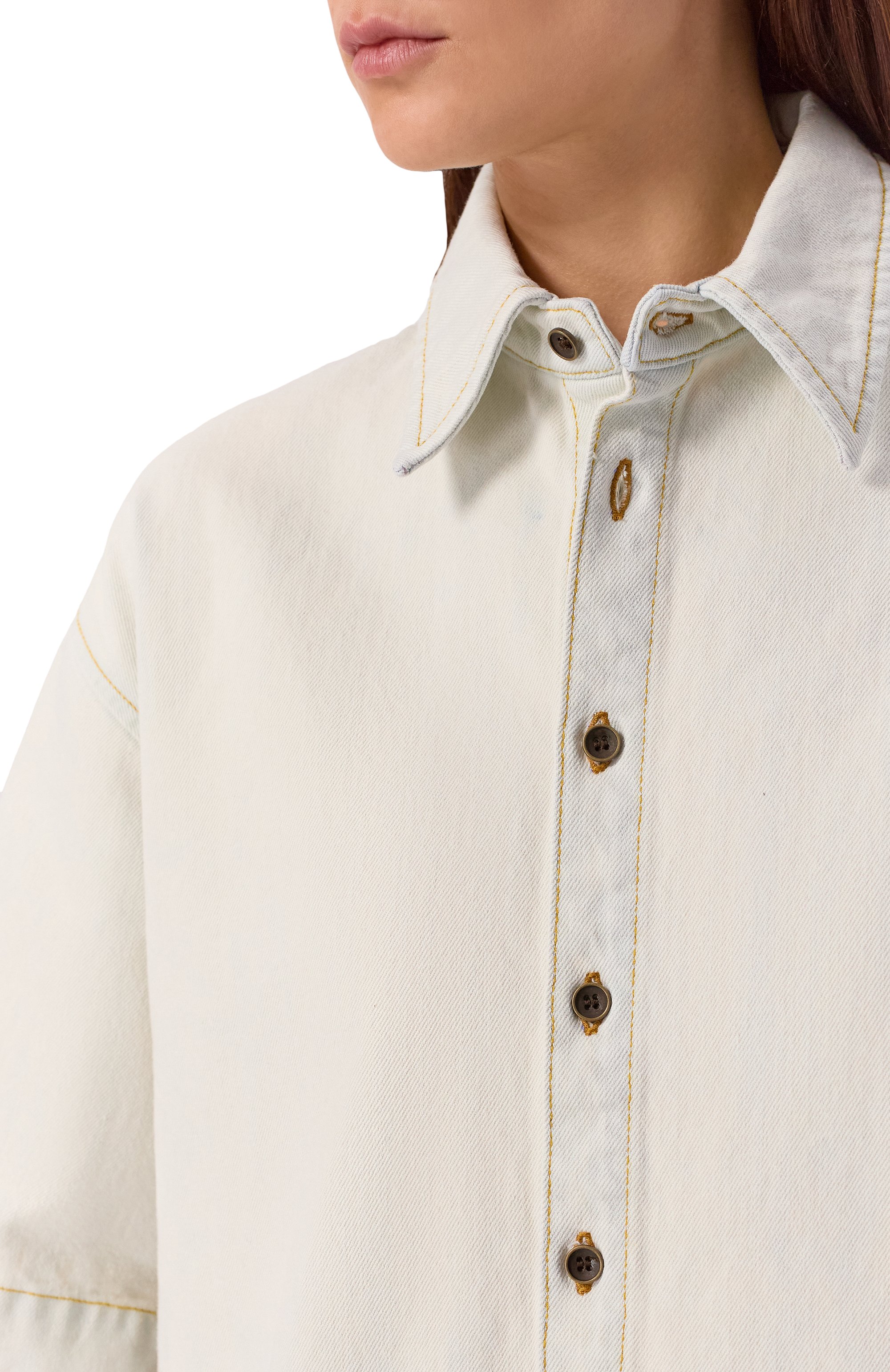 Джинсовая рубашка dashline shirt PETAR PETROV, арт. S26DB11, фото 5