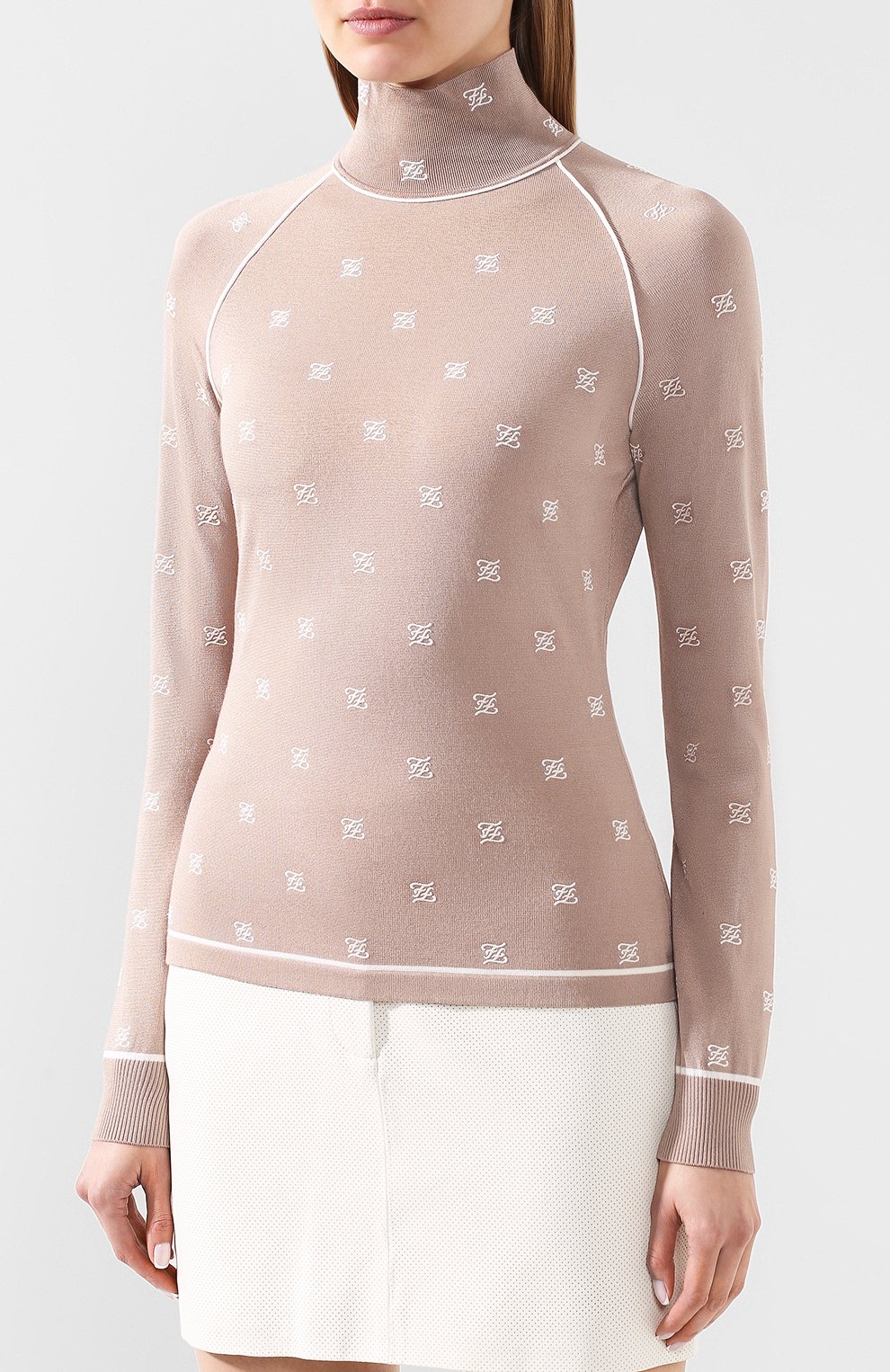 Водолазка из вискозы FENDI, арт. FZY924 AAEK, фото 3