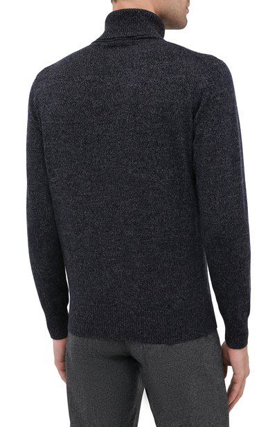 Кашемировый свитер CORTIGIANI темно-синего цвета по цене 99500 руб., арт. 919130/0300, фото 4 Кашемировый свитер CORTIGIANI, арт. 919130/0300, фото 4