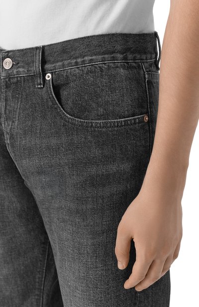 Джинсы MAISON MARGIELA темно-серого цвета по цене 113000 руб., арт. S67LA0043/M30036, фото 5 Джинсы MAISON MARGIELA, арт. S67LA0043/M30036, фото 5