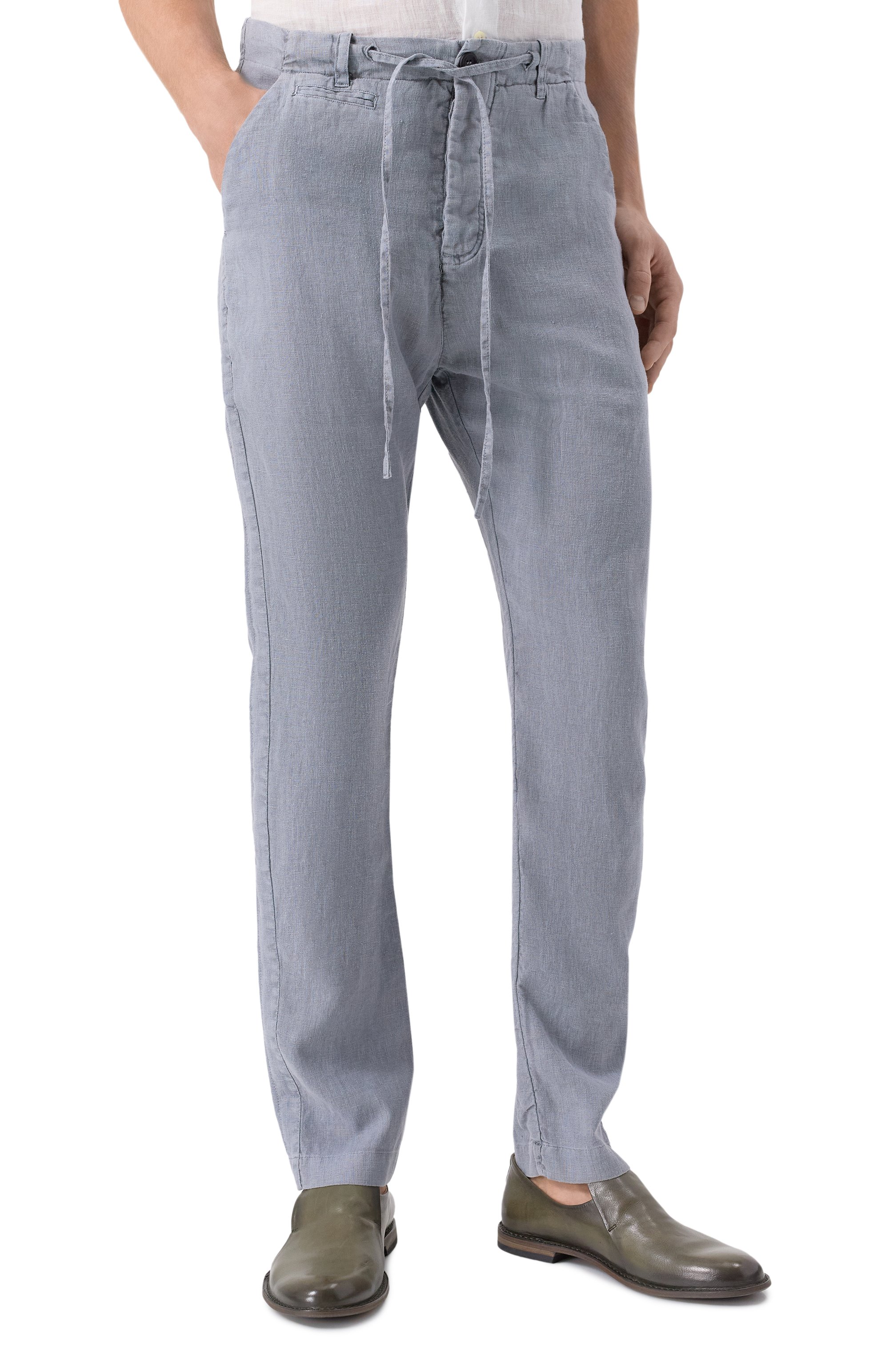 Льняные брюки HANNES ROETHER, арт. BAR21BE.PLUS.602/, фото 3