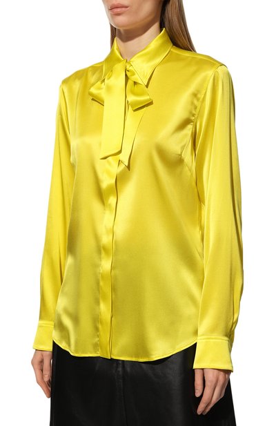Атласная блузка DRIES VAN NOTEN, арт. 222-010762-5036, фото 3