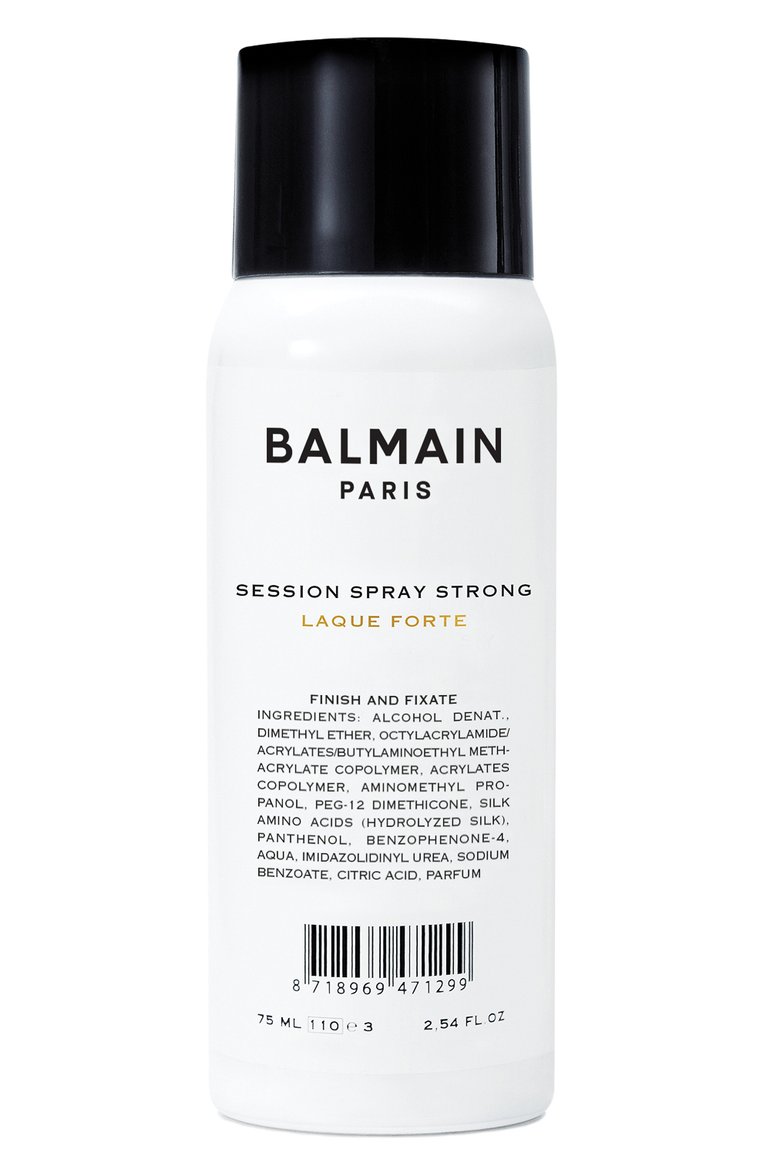 Спрей для укладки волос сильной фиксации (75ml) BALMAIN HAIR COUTURE бесцветного цвета, арт. 8718969471299 | Фото 1 (Нос: Не проставлено; Региональные ограничения белый список (Axapta Mercury): Не проставлено; Тип продукта: Мисты / Спреи; Назначение: Для волос)
