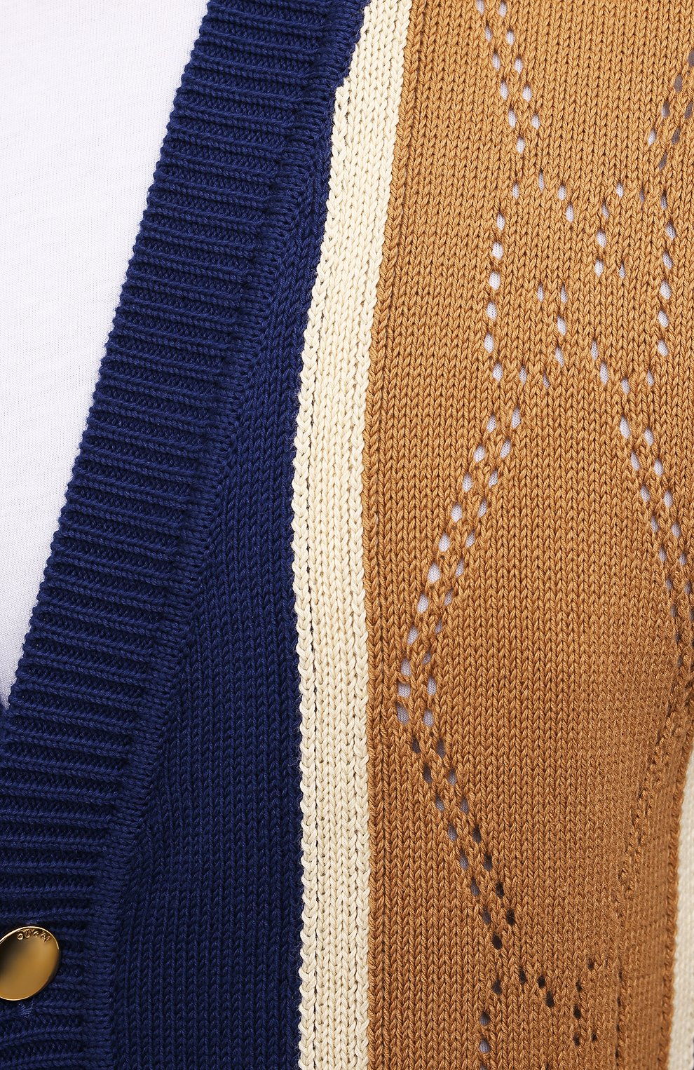 Хлопковый кардиган GUCCI, арт. 655105/XKBWE, фото 5