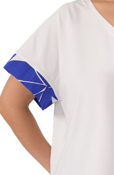 Хлопковая футболка PERSONA BY MARINA RINALDI, арт. C0IMBRA, фото 5