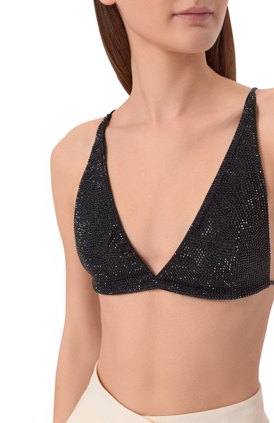 Топ с отделкой стразами EMPORIO ARMANI, арт. EW005160/AF22709, фото 5