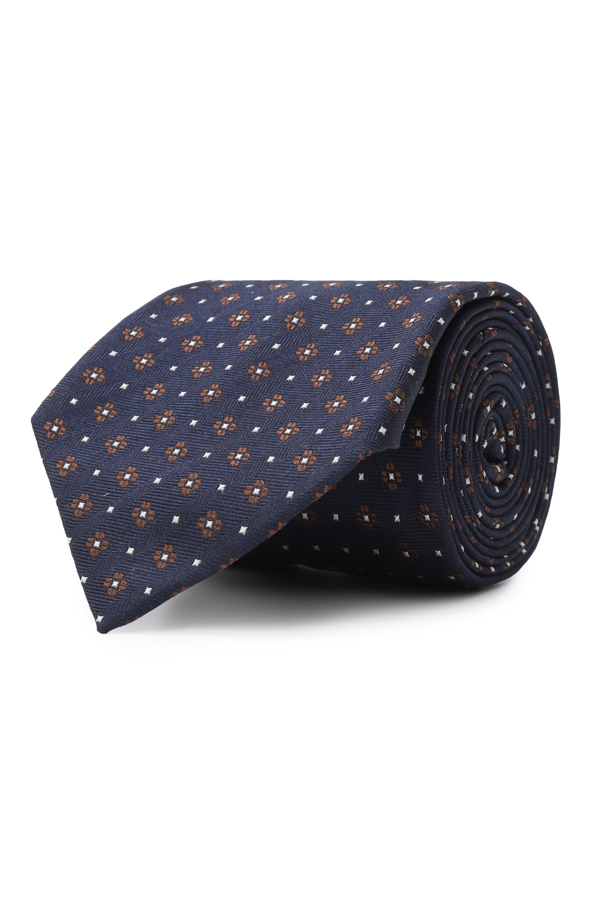 Шелковый галстук ZEGNA темно-синего цвета по цене 30950 руб., арт. 1P8/Z9D02TA9, фото 1 Шелковый галстук ZEGNA, арт. 1P8/Z9D02TA9, фото 1