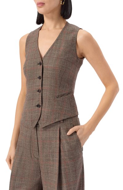 Шерстяной жилет KITON, арт. D47456K0571G01, фото 3