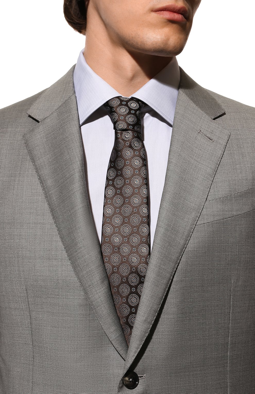 Шелковый галстук CANALI, арт. 18/HJ03581, фото 2