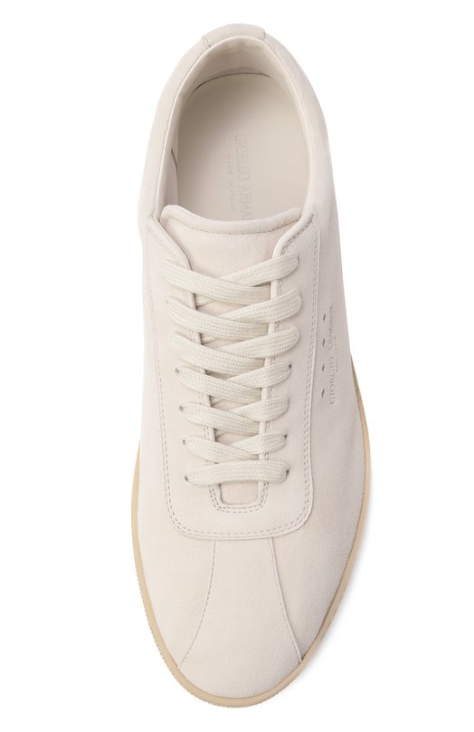 Замшевые кроссовки Giorgio Armani X2X208/XF829 Кремовый  X2X208/XF829 Фото 6