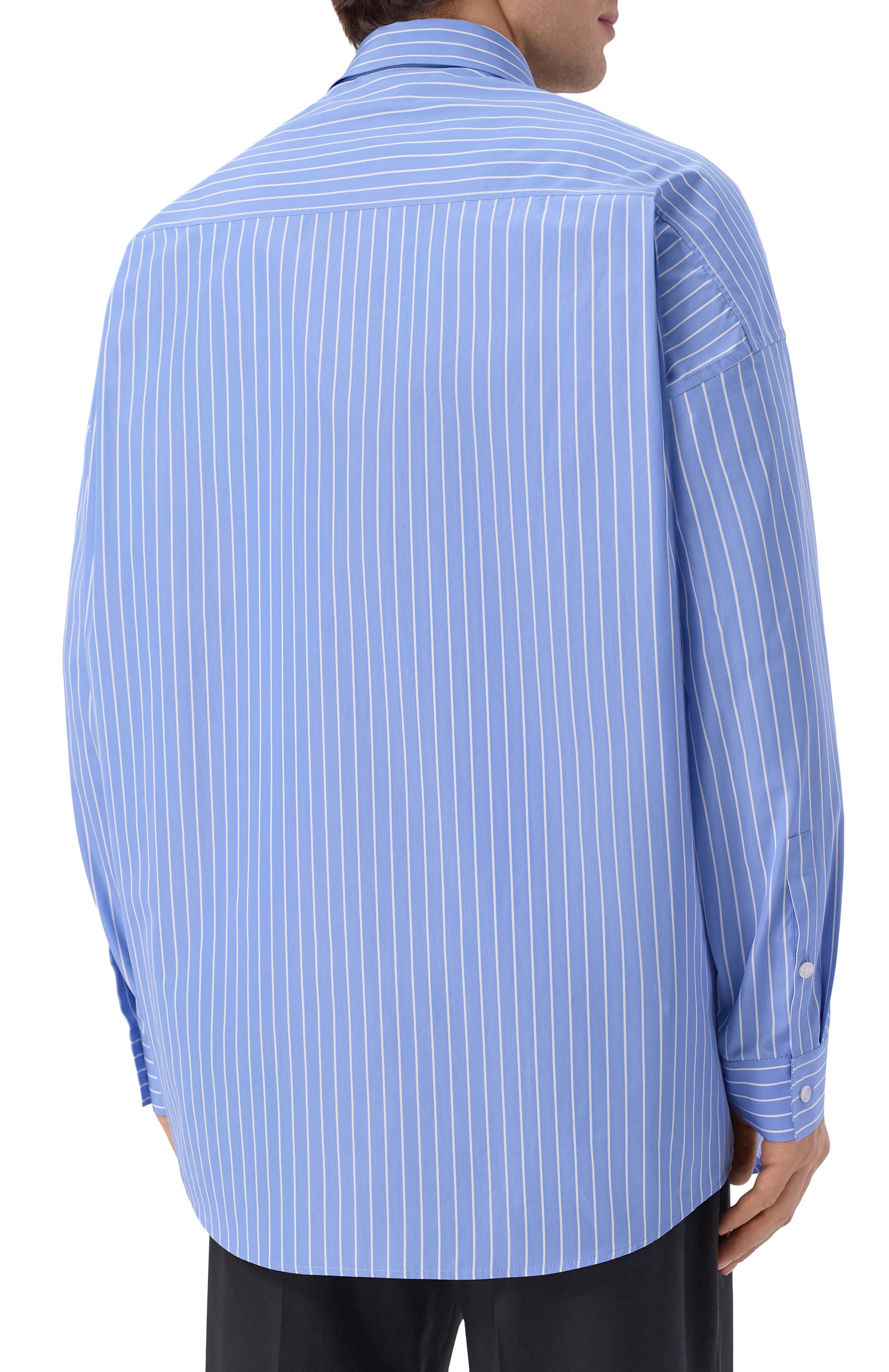 Хлопковая рубашка BALMAIN, арт. GH1HS500/CG37, фото 4