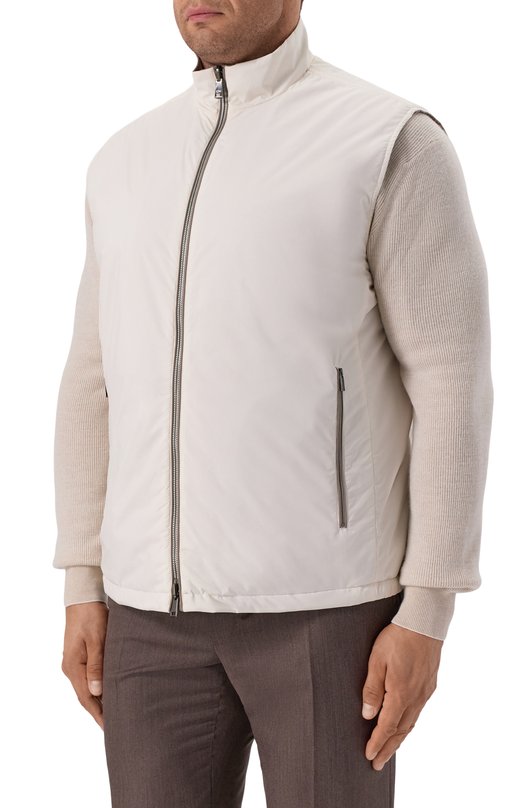 Двусторонний жилет Paul&Shark 14312604/3XL-6XL Кремовый  14312604/3XL-6XL Фото 3