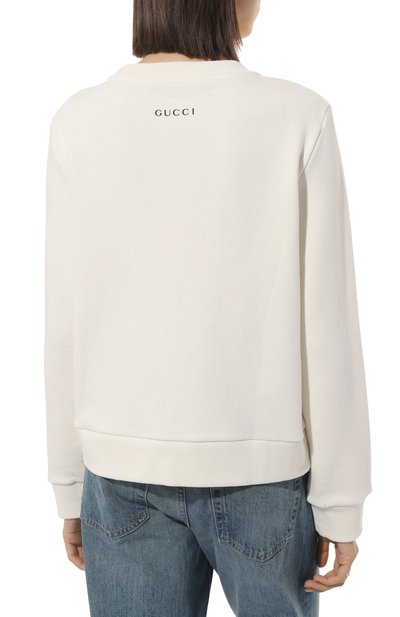 Хлопковый свитшот GUCCI, арт. 623450 XJC0F, фото 4