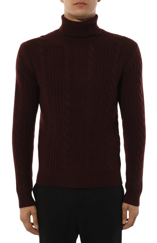 Свитер из шерсти и кашемира Corneliani 94M518-9425128 Бордовый  94M518-9425128 Фото 3