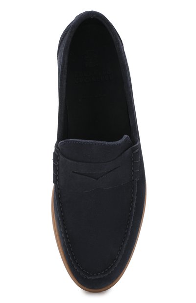 Замшевые пенни-лоферы BRUNELLO CUCINELLI, арт. MZUC0BB946, фото 5