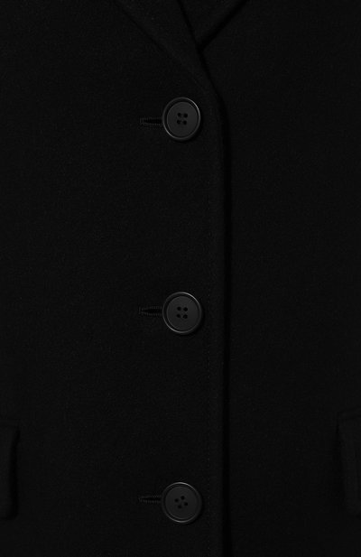 Шерстяное пальто PRADA черного цвета по цене 310000 руб., арт. P641LG-W3Q-F0002-212, фото 5 Шерстяное пальто PRADA, арт. P641LG-W3Q-F0002-212, фото 5