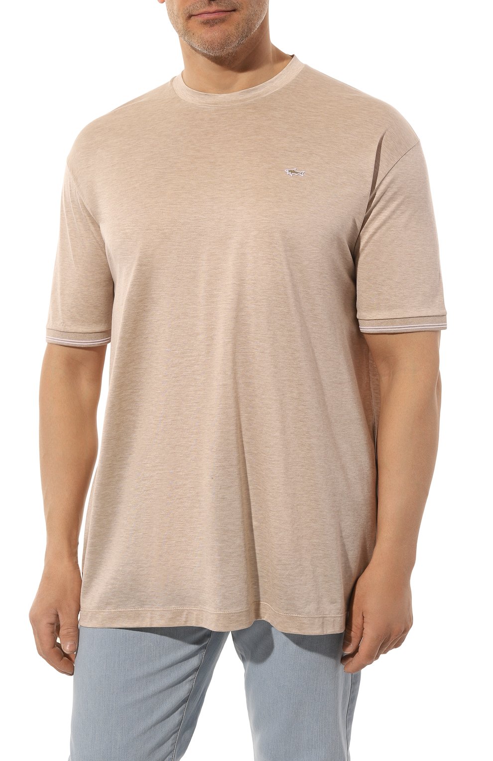 Хлопковая футболка PAUL&SHARK, арт. 22411083/3XL-6XL, фото 3