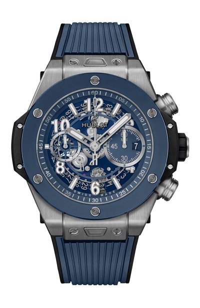 Мужские часы unico titanium blue HUBLOT, арт. 421.NL.5170.RX